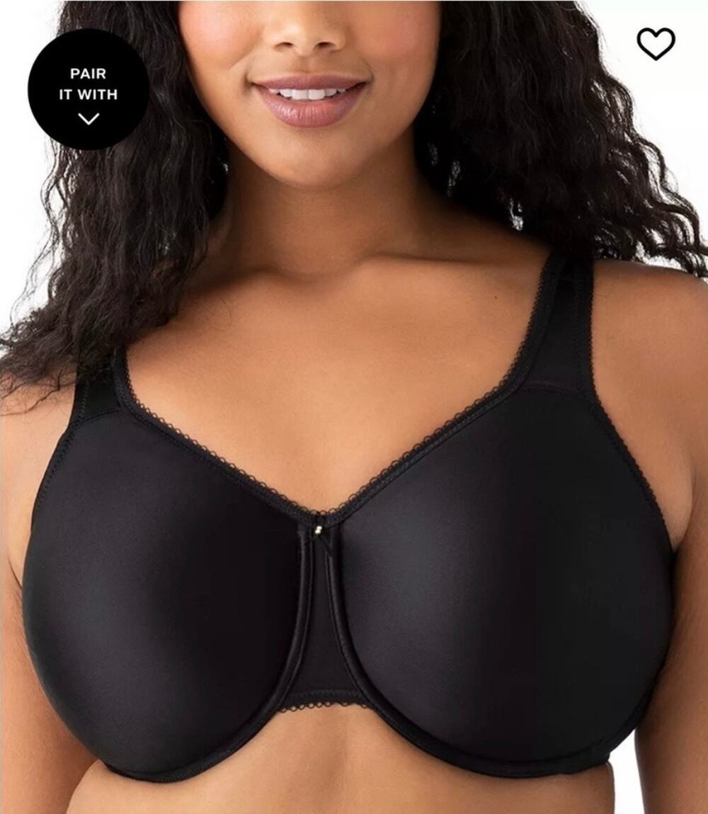 Wacoal 855192 Basic Beauty Full-Figure Underwire Bra in black 40G